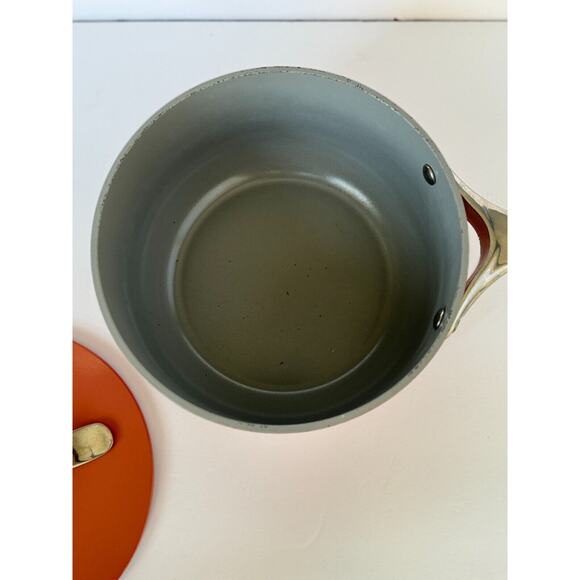 CARAWAY 3qt Sauce Pan Ceramic Nonstick Non-toxic Cookware Pericotta with Lid - Picture 10 of 11